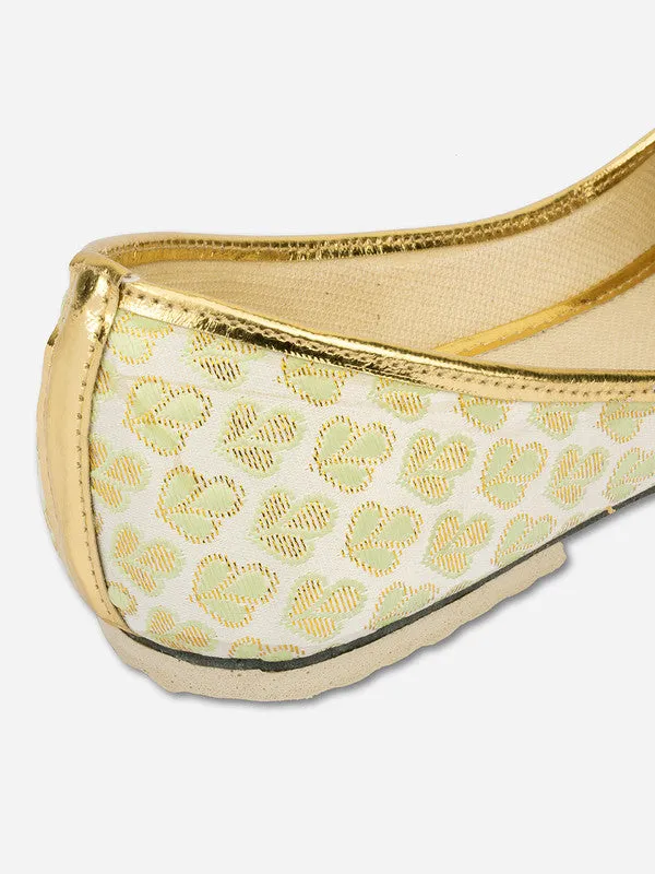 Men's Indian Ethnic Party Wear Multicolour Footwear - Desi Colour