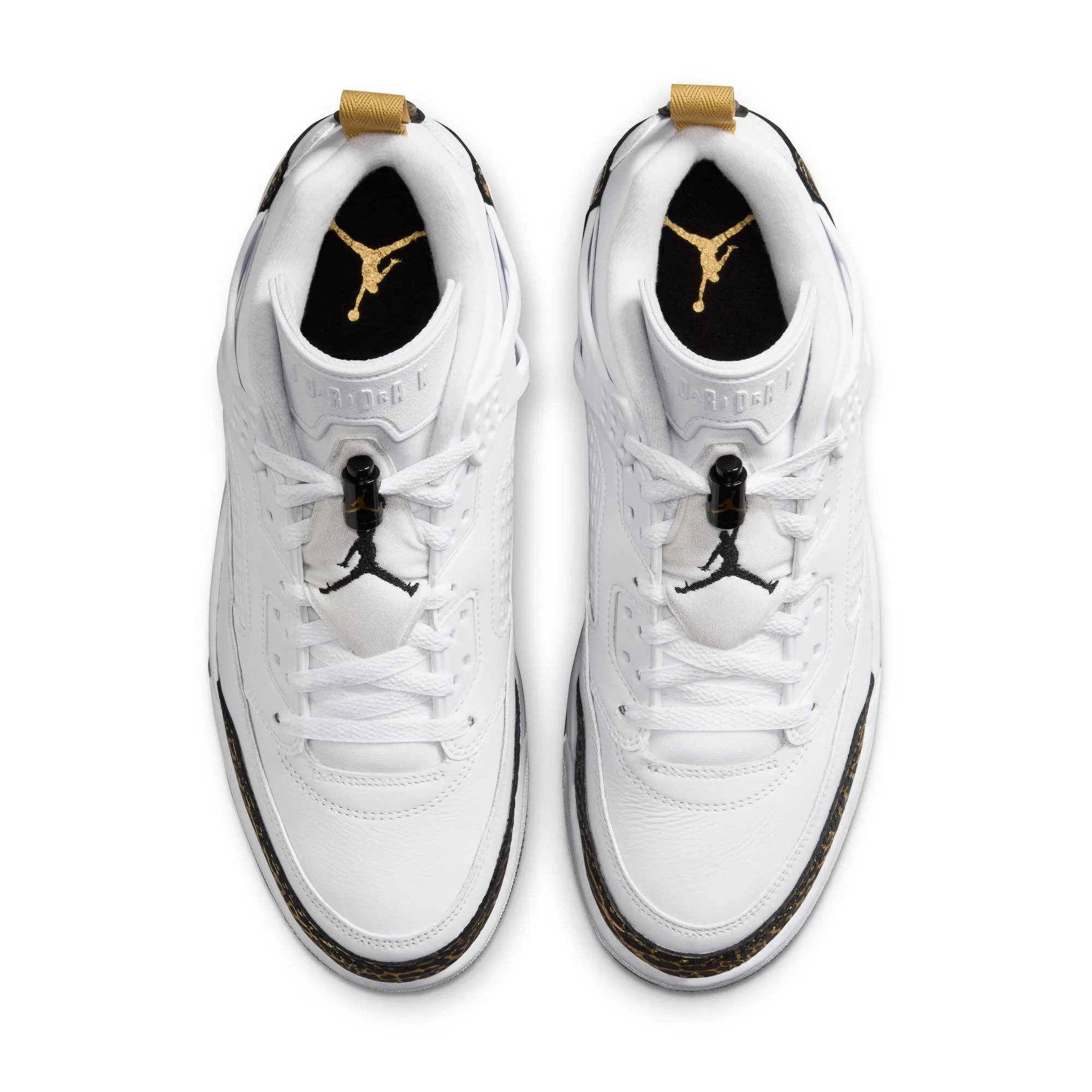 MENS JORDAN SPIZIKE LOW (WHITE/BLACK/METALLIC GOLD)