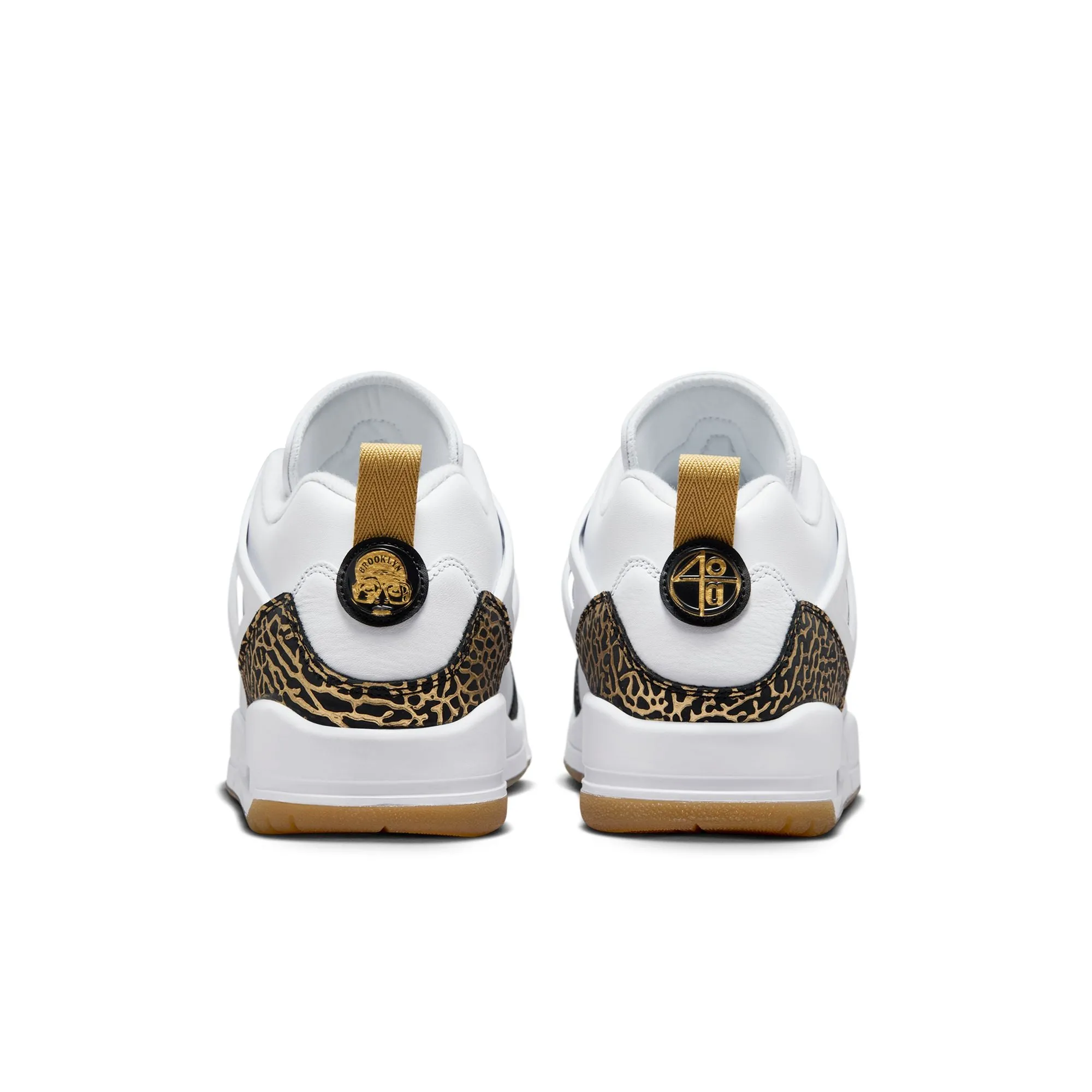 MENS JORDAN SPIZIKE LOW (WHITE/BLACK/METALLIC GOLD)