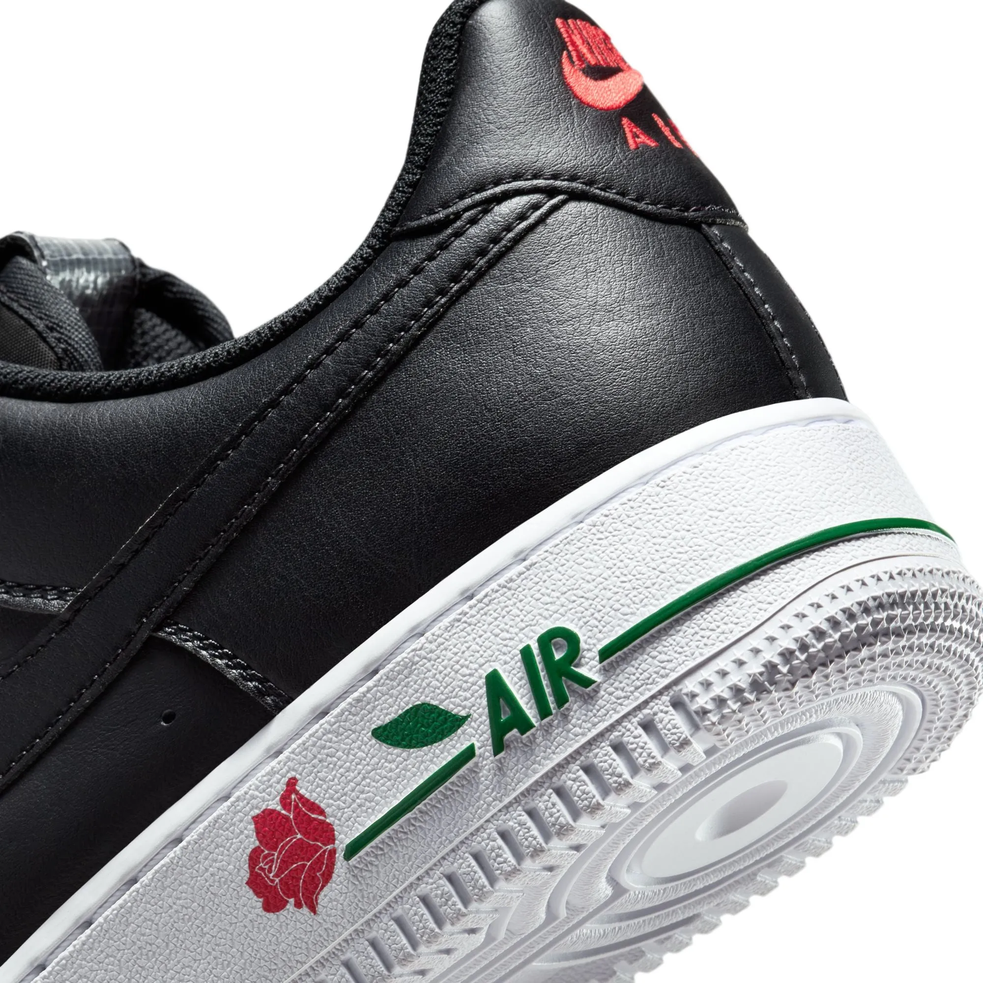 MENS NIKE AIR FORCE 1 '07 LX (ROSES BLACK)
