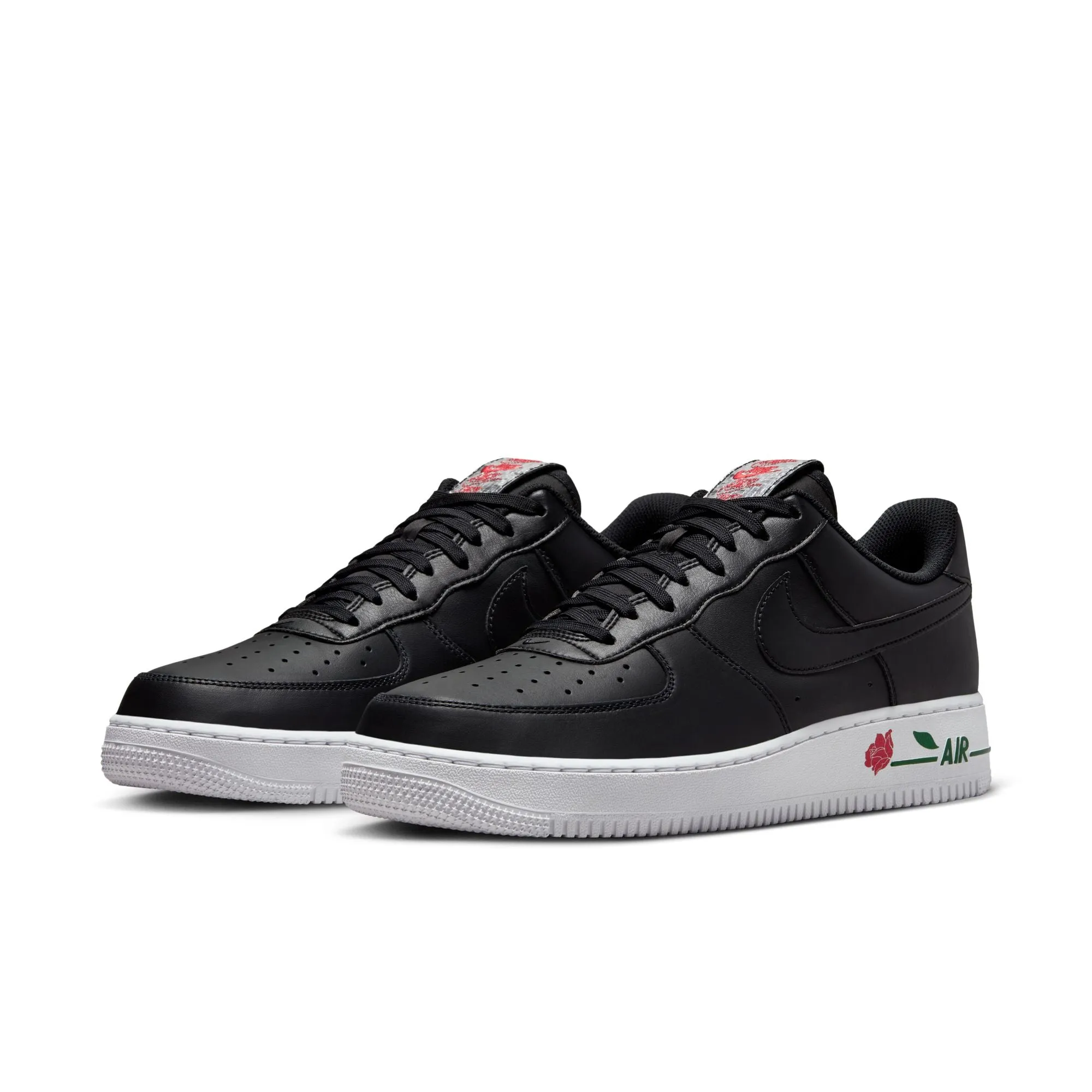 MENS NIKE AIR FORCE 1 '07 LX (ROSES BLACK)