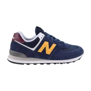 New Balance 574 Men's Shoes Navy-Yellow