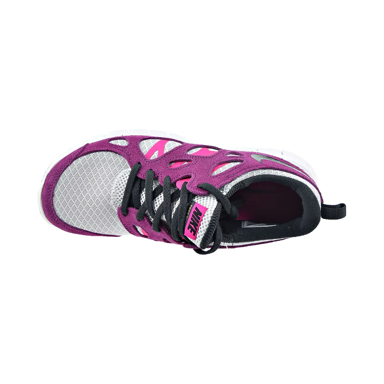 Nike Free Run 2 (GS) Big Kids' Shoes Pure Platinum-White-Pure Sangria