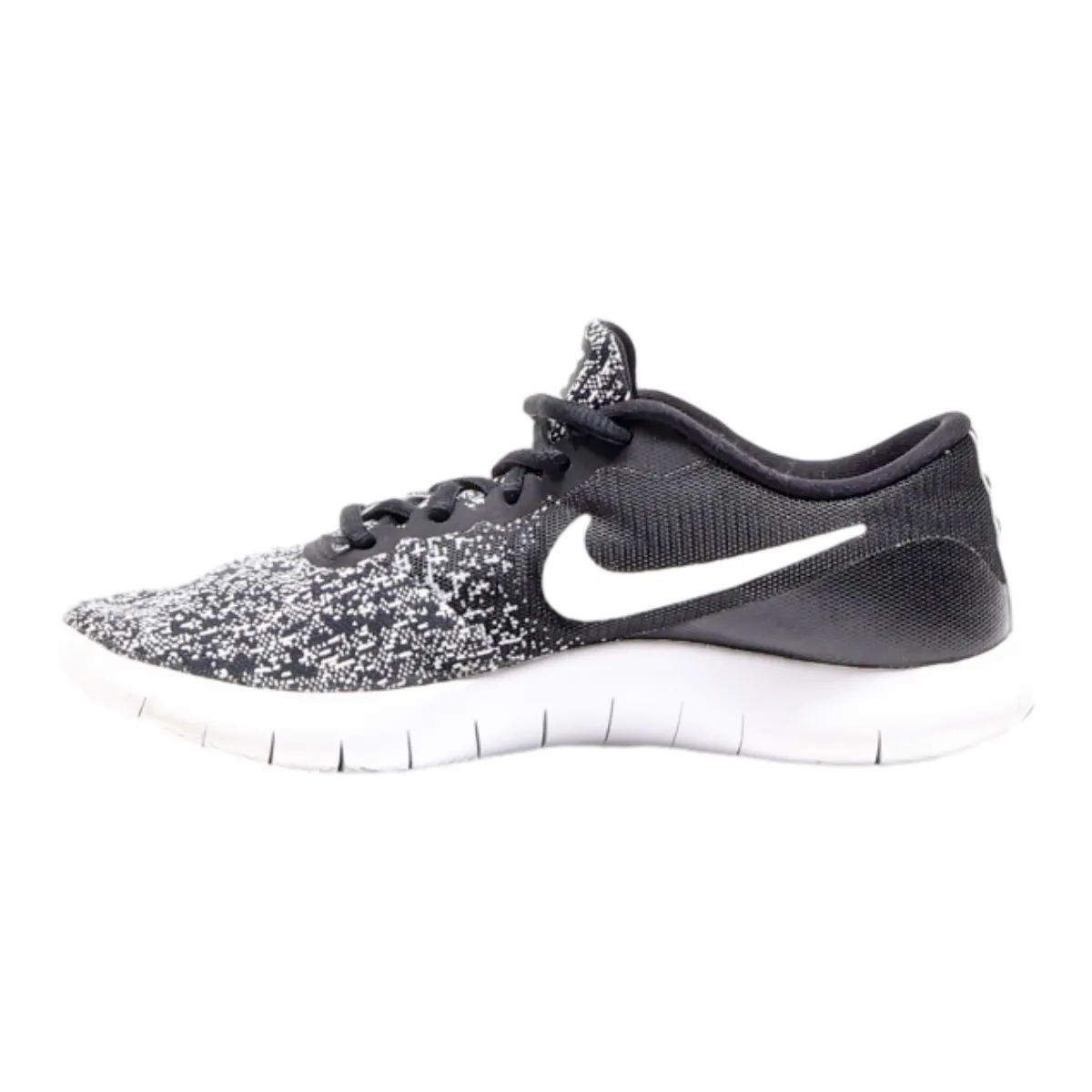 NIKE Low Top Trainers Black Canvas Womens UK 4