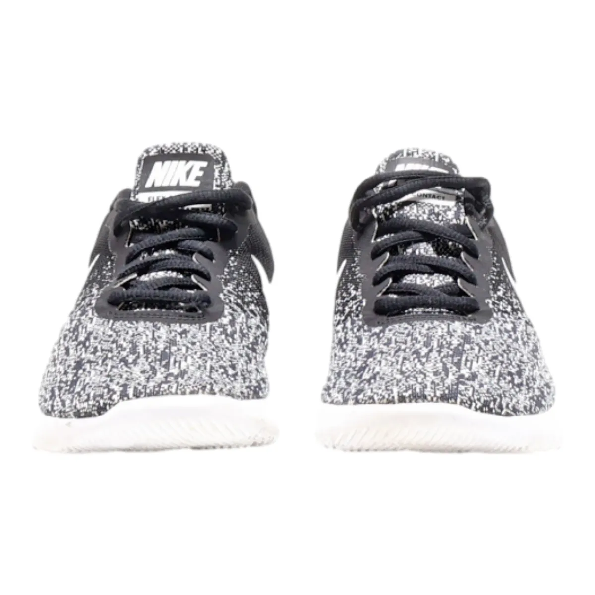 NIKE Low Top Trainers Black Canvas Womens UK 4