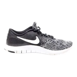 NIKE Low Top Trainers Black Canvas Womens UK 4