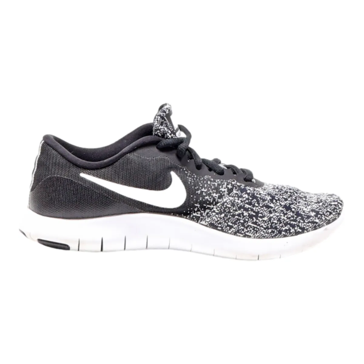 NIKE Low Top Trainers Black Canvas Womens UK 4