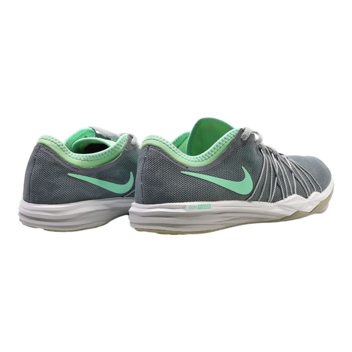 NIKE Low Top Trainers Grey Synthetic Womens UK 6
