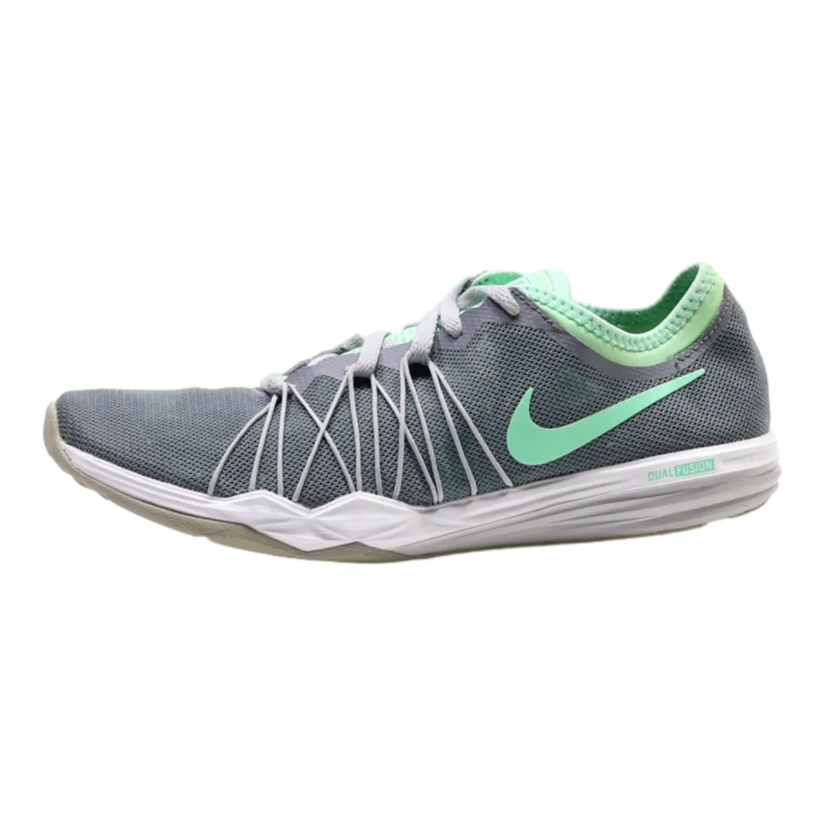 NIKE Low Top Trainers Grey Synthetic Womens UK 6