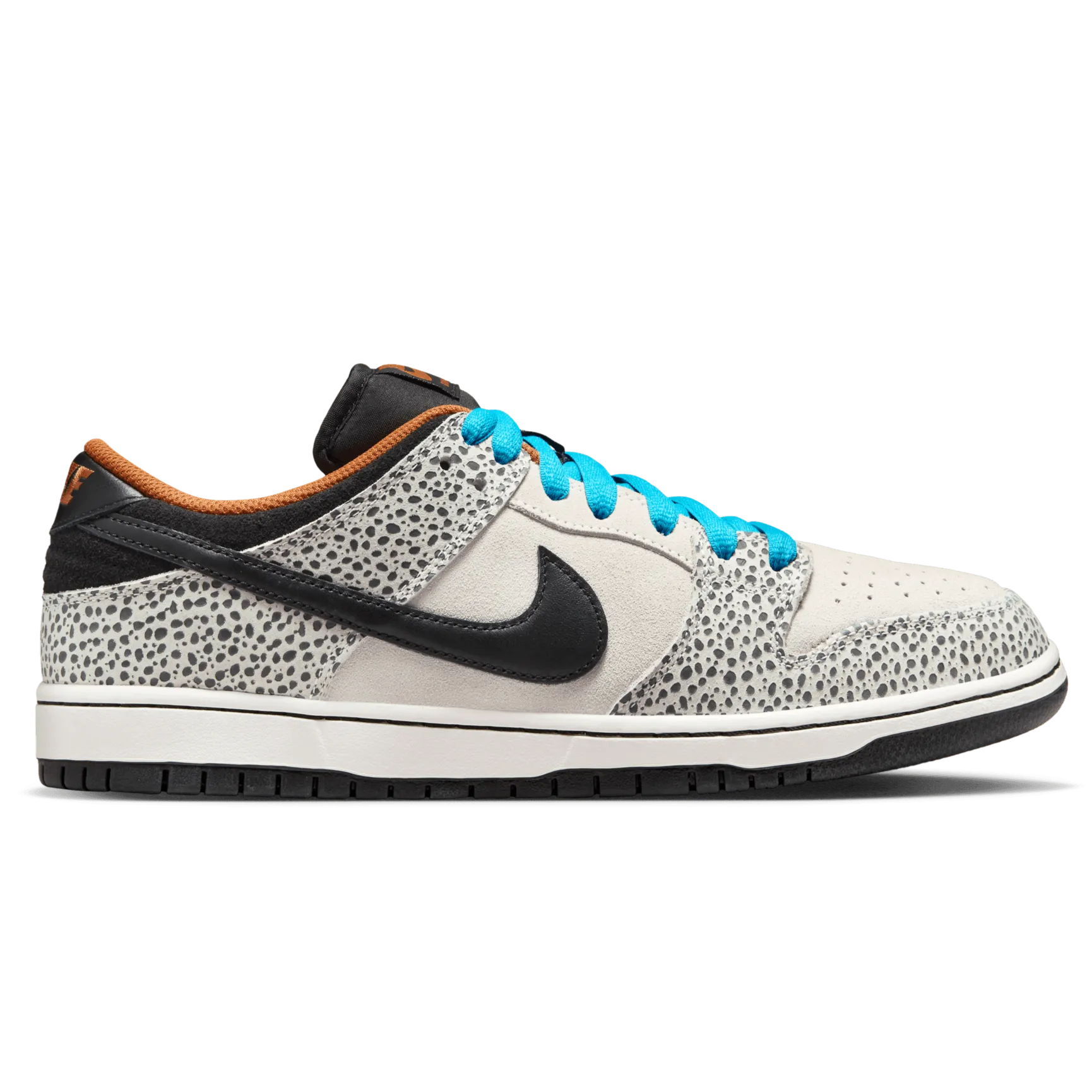 Nike SB Dunk Low Pro Olympic Safari Skateboard Shoe - Electric Phantom/Black-Black-Monarch