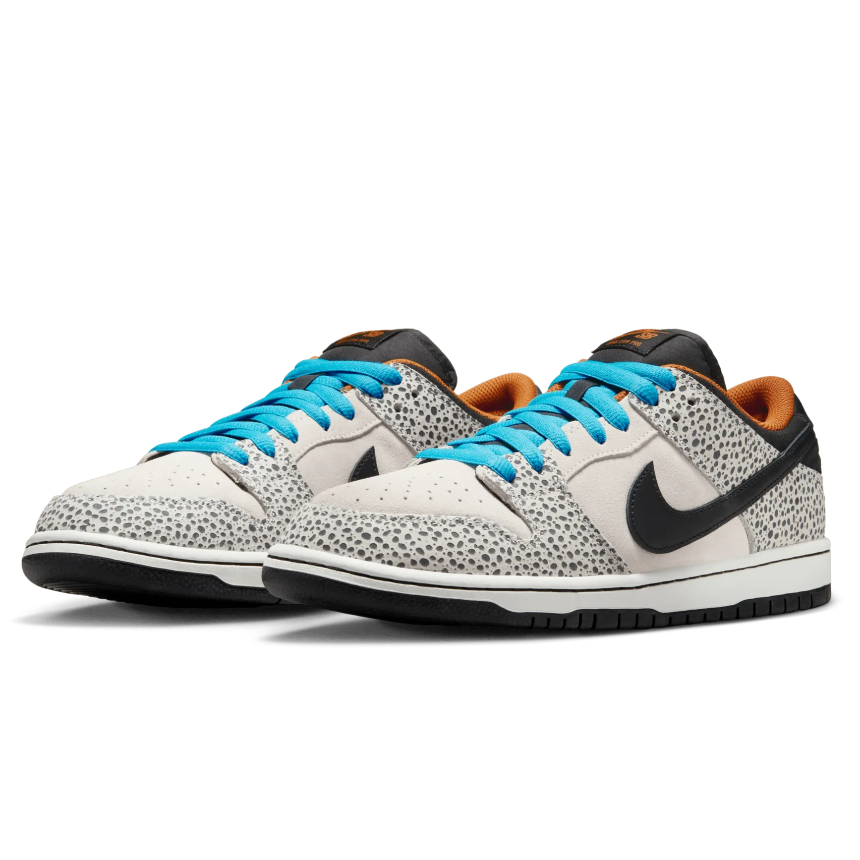 Nike SB Dunk Low Pro Olympic Safari Skateboard Shoe - Electric Phantom/Black-Black-Monarch