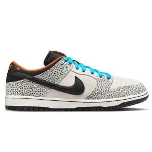 Nike SB Dunk Low Pro Olympic Safari Skateboard Shoe - Electric Phantom/Black-Black-Monarch