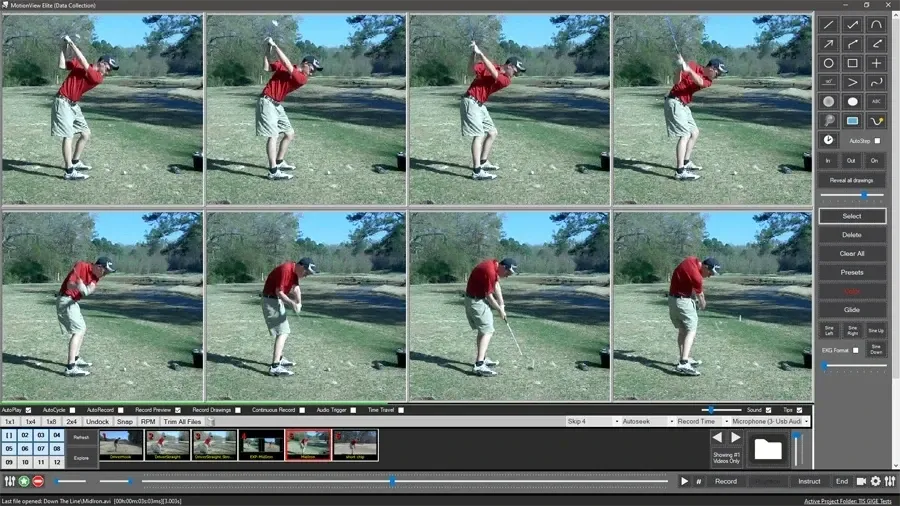 Nomad-HD Video Coaching Station with Smart Cart, High Speed Cameras, and MotionView Elite