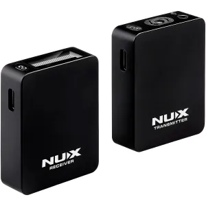 NuX B-10 VLOG Wireless Lavalier Microphone System Black