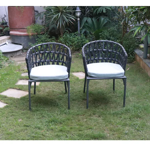 Outdoor Furniture Braided & Rope Coffee Set - Regency - Ready Stock Sale