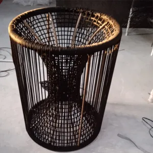 Outdoor Furniture Patio Braid & Rope Coffee Table & Center Table Ready Stock