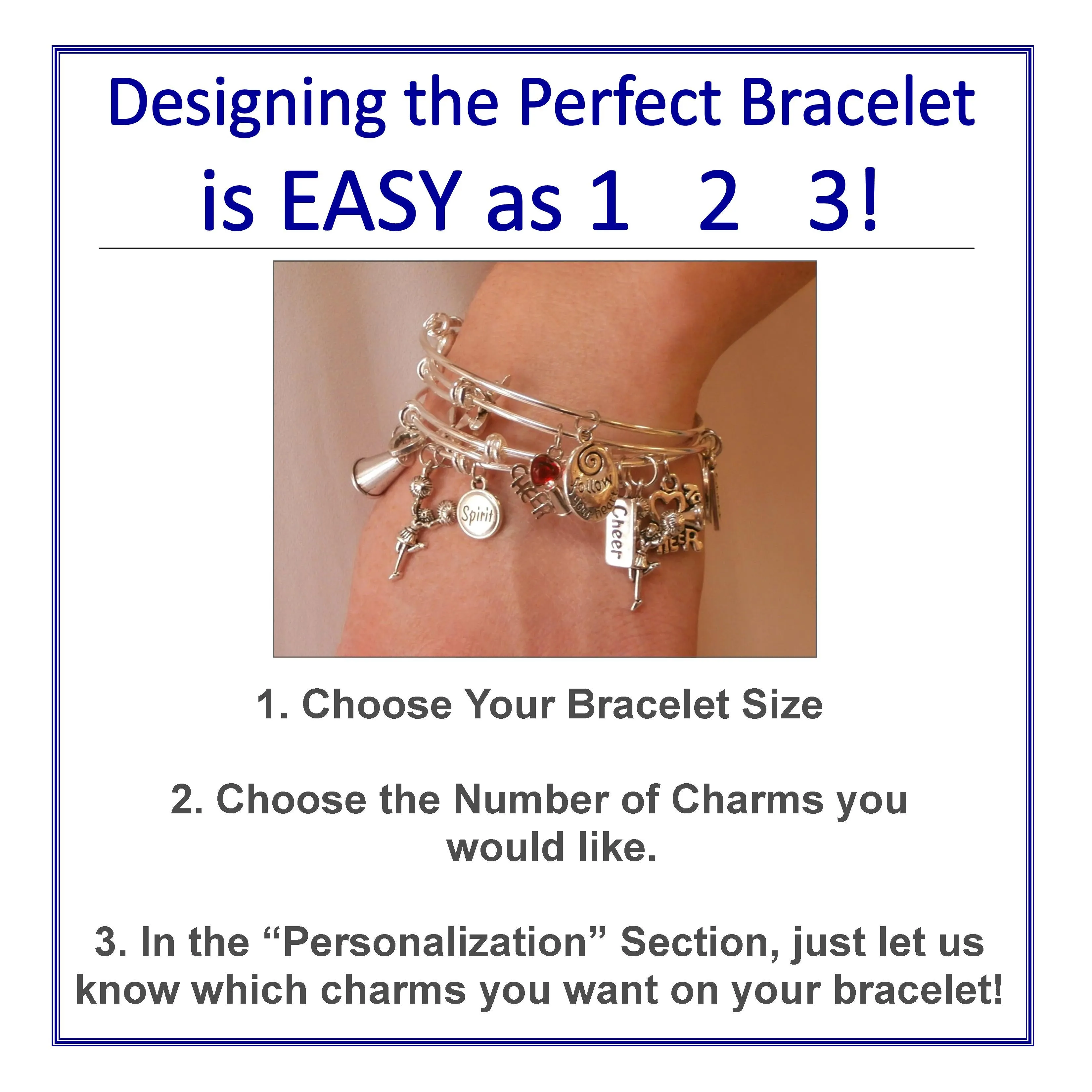Personalize Your Own Soccer Charm Bracelet