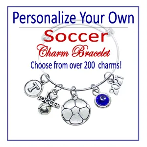 Personalize Your Own Soccer Charm Bracelet