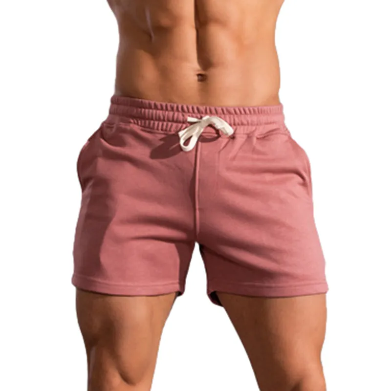 PURE COTTON COLORFUL 5'' INSEAM RUNNING SHORTS