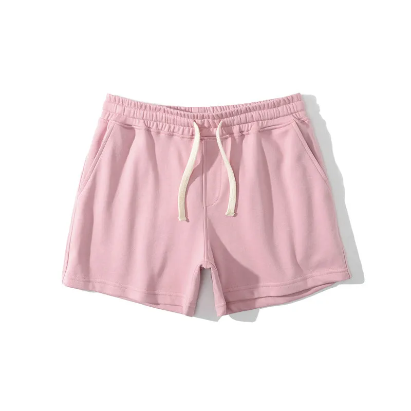 PURE COTTON COLORFUL 5'' INSEAM RUNNING SHORTS