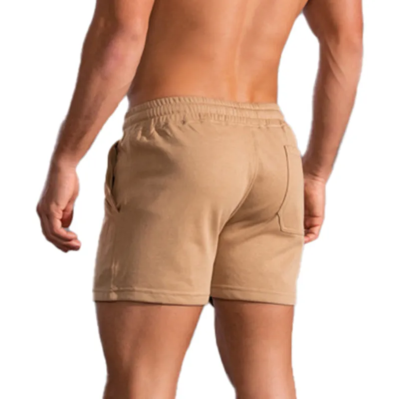 PURE COTTON COLORFUL 5'' INSEAM RUNNING SHORTS