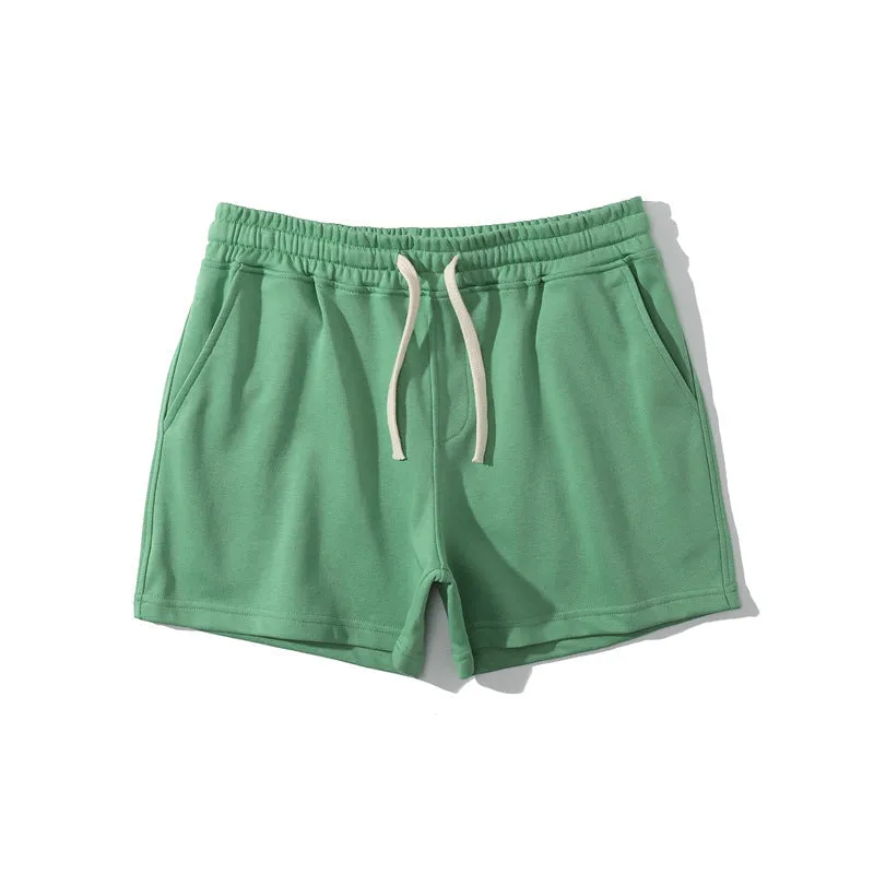 PURE COTTON COLORFUL 5'' INSEAM RUNNING SHORTS