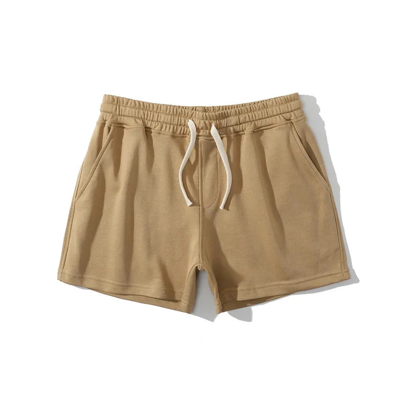 PURE COTTON COLORFUL 5'' INSEAM RUNNING SHORTS