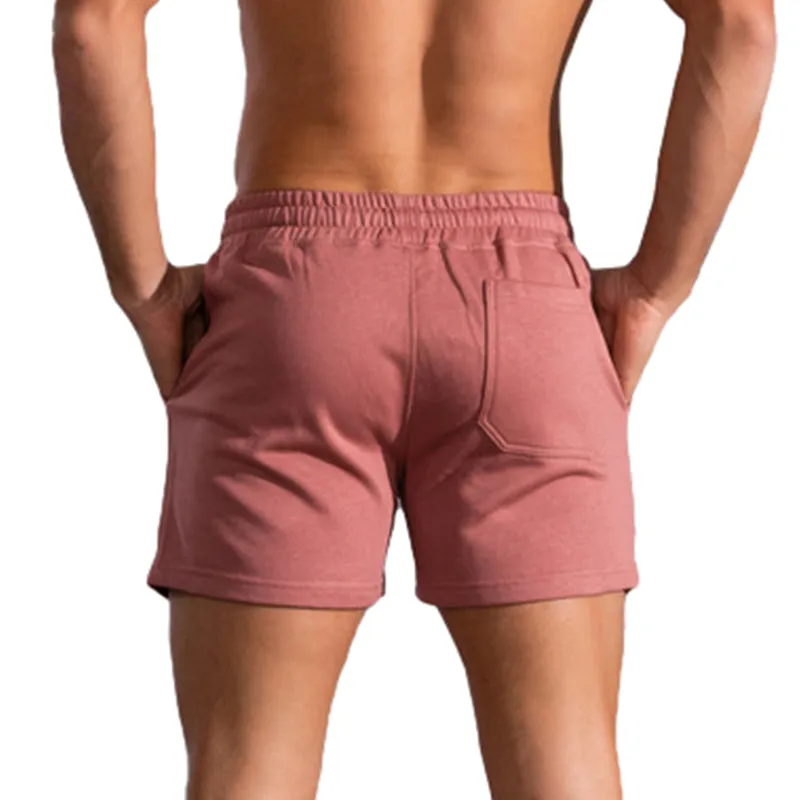 PURE COTTON COLORFUL 5'' INSEAM RUNNING SHORTS