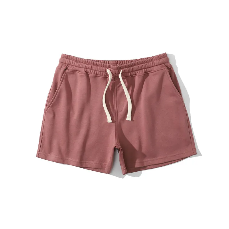 PURE COTTON COLORFUL 5'' INSEAM RUNNING SHORTS