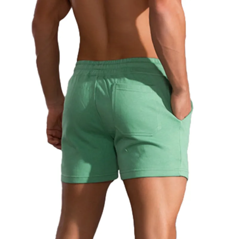PURE COTTON COLORFUL 5'' INSEAM RUNNING SHORTS