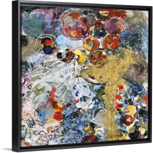 "Calamity Jam" Black Float Frame Canvas Art
