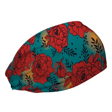 Rockin Roses Cooling Headband