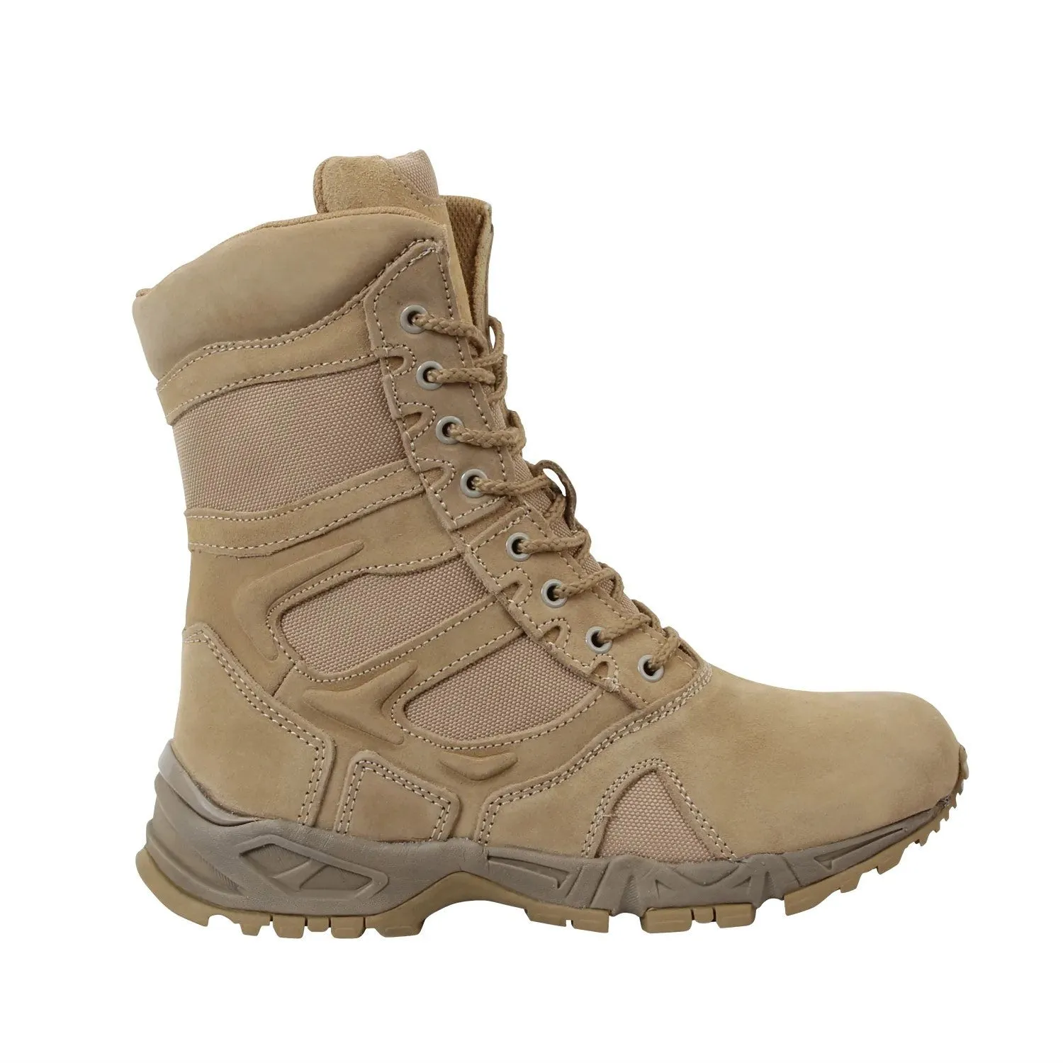 Rothco Forced Entry 8" Deployment Boots With Side Zipper