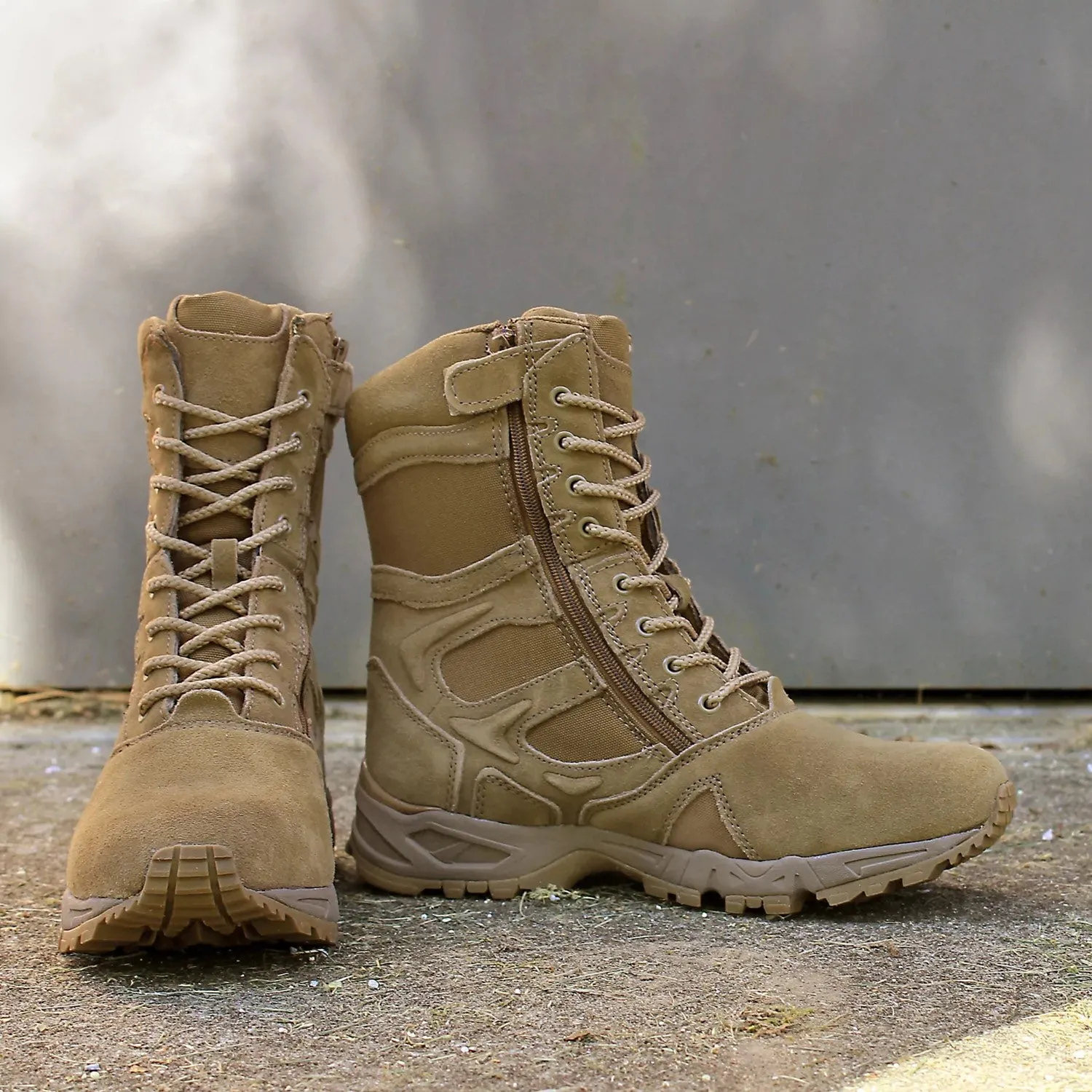 Rothco Forced Entry 8" Deployment Boots With Side Zipper