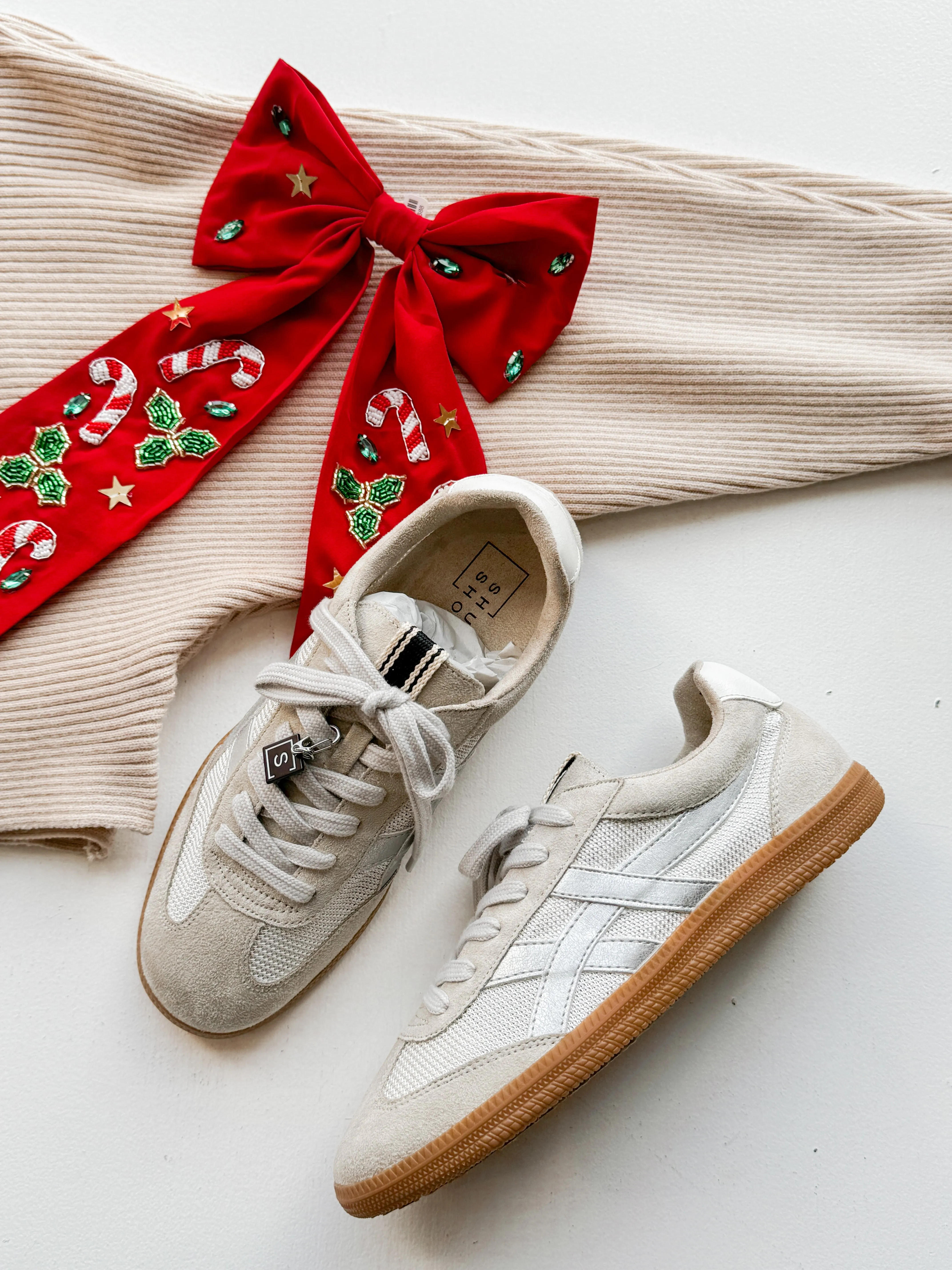 Sasha Silver Sneaker