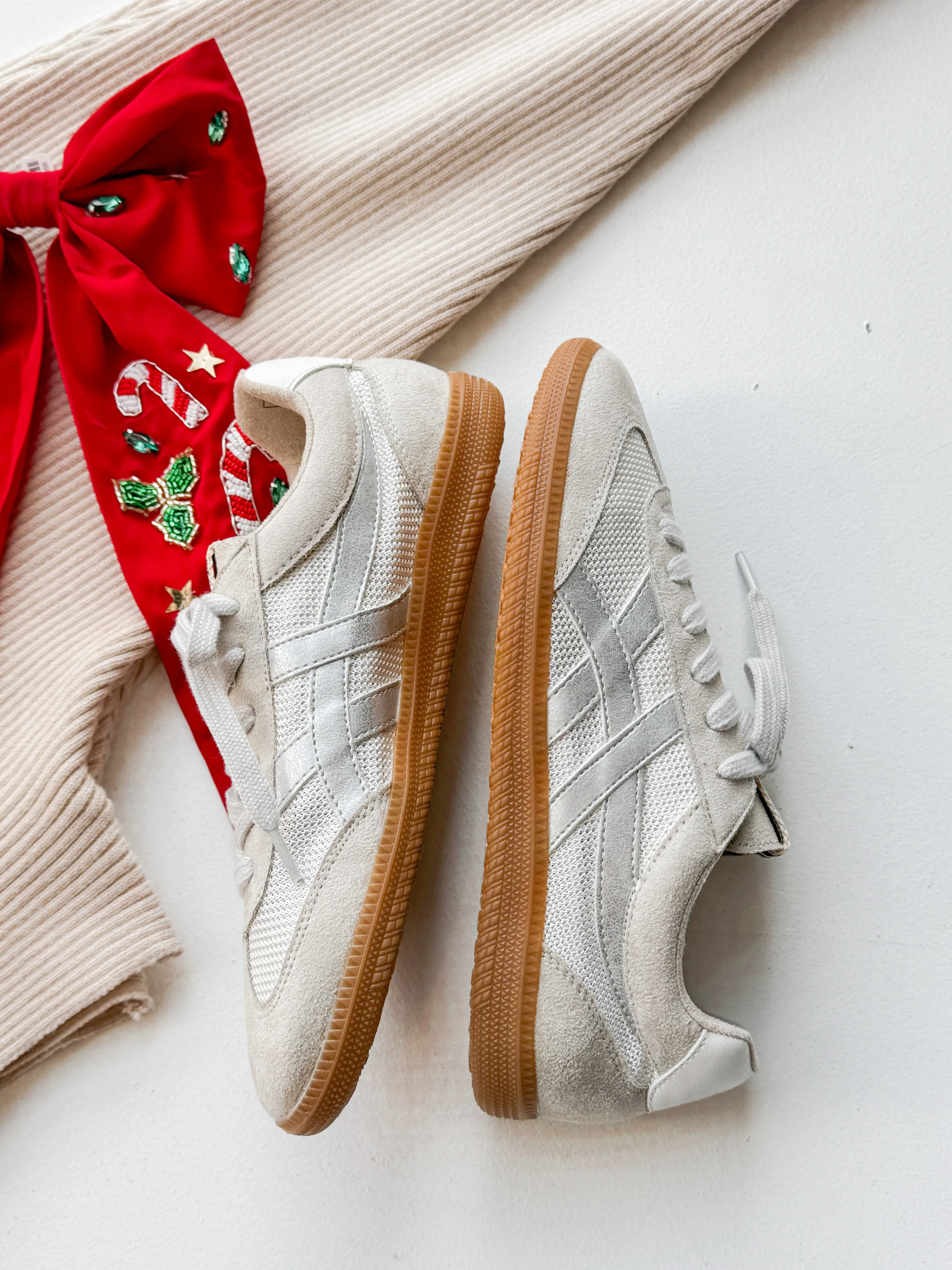 Sasha Silver Sneaker