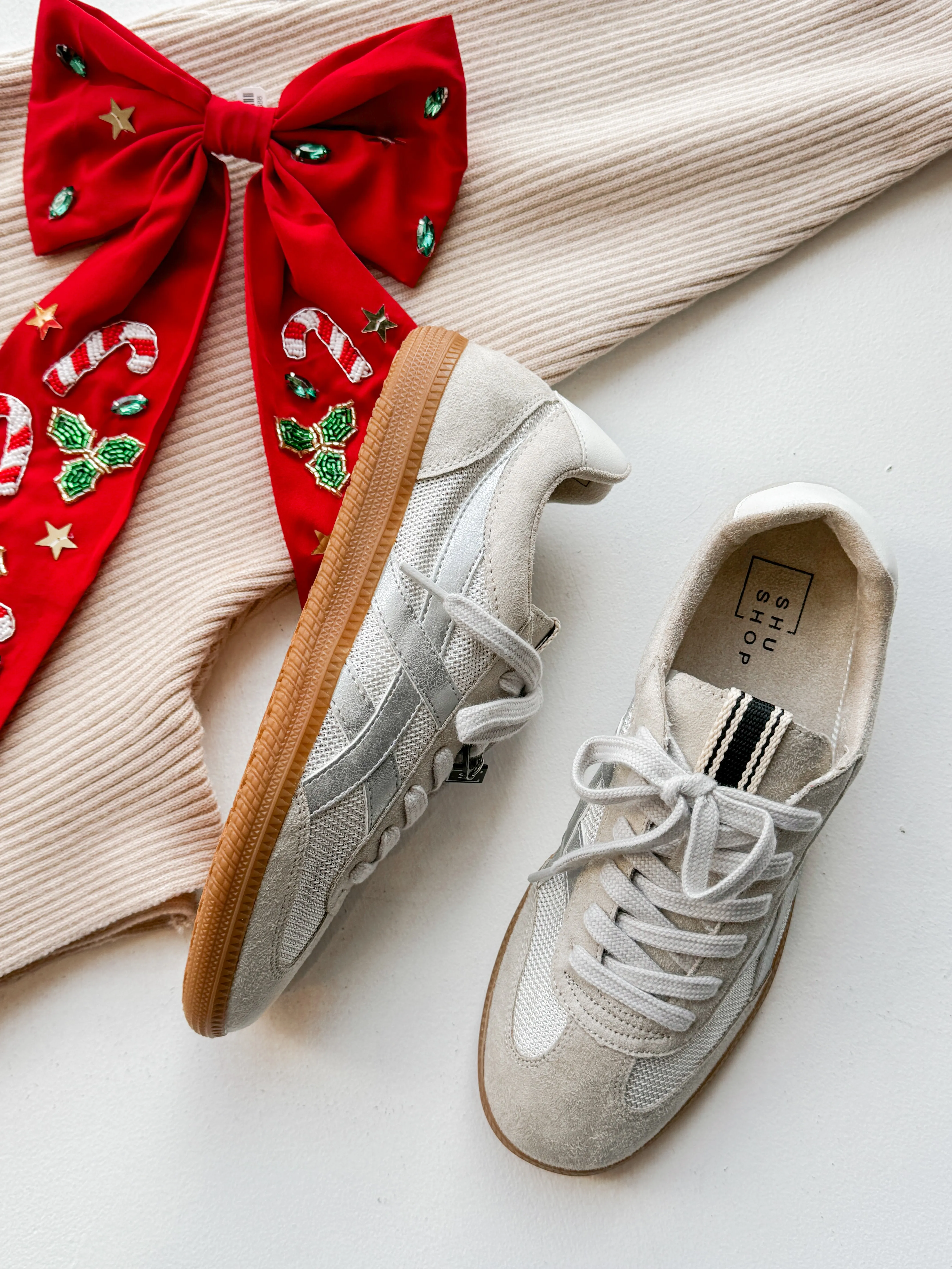 Sasha Silver Sneaker