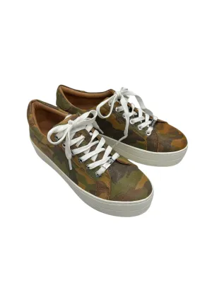 Shoes Sneakers By J Slides In Camouflage Print, Size: 7