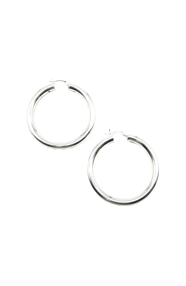 Sil. Chunky Hoops Med.