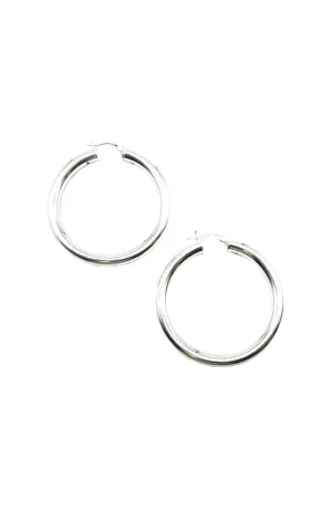 Sil. Chunky Hoops Med.
