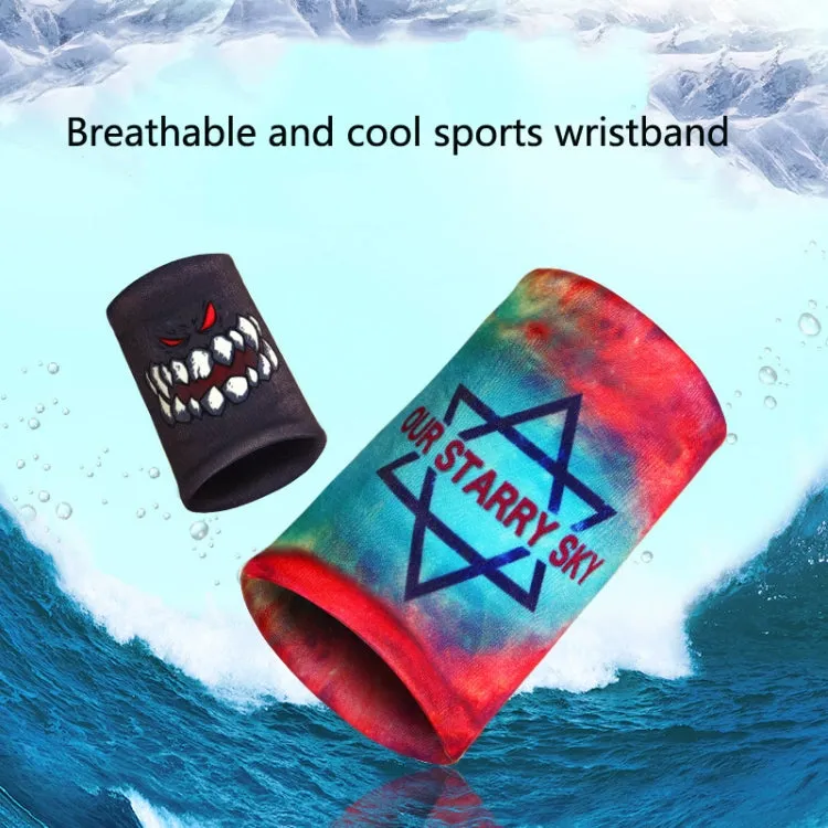 Sports Fitness Elastic Wristbands Absorbing Sweat Playing Ball Riding Wiping Sweat Cold Wristbands, Specification: S(Faile)