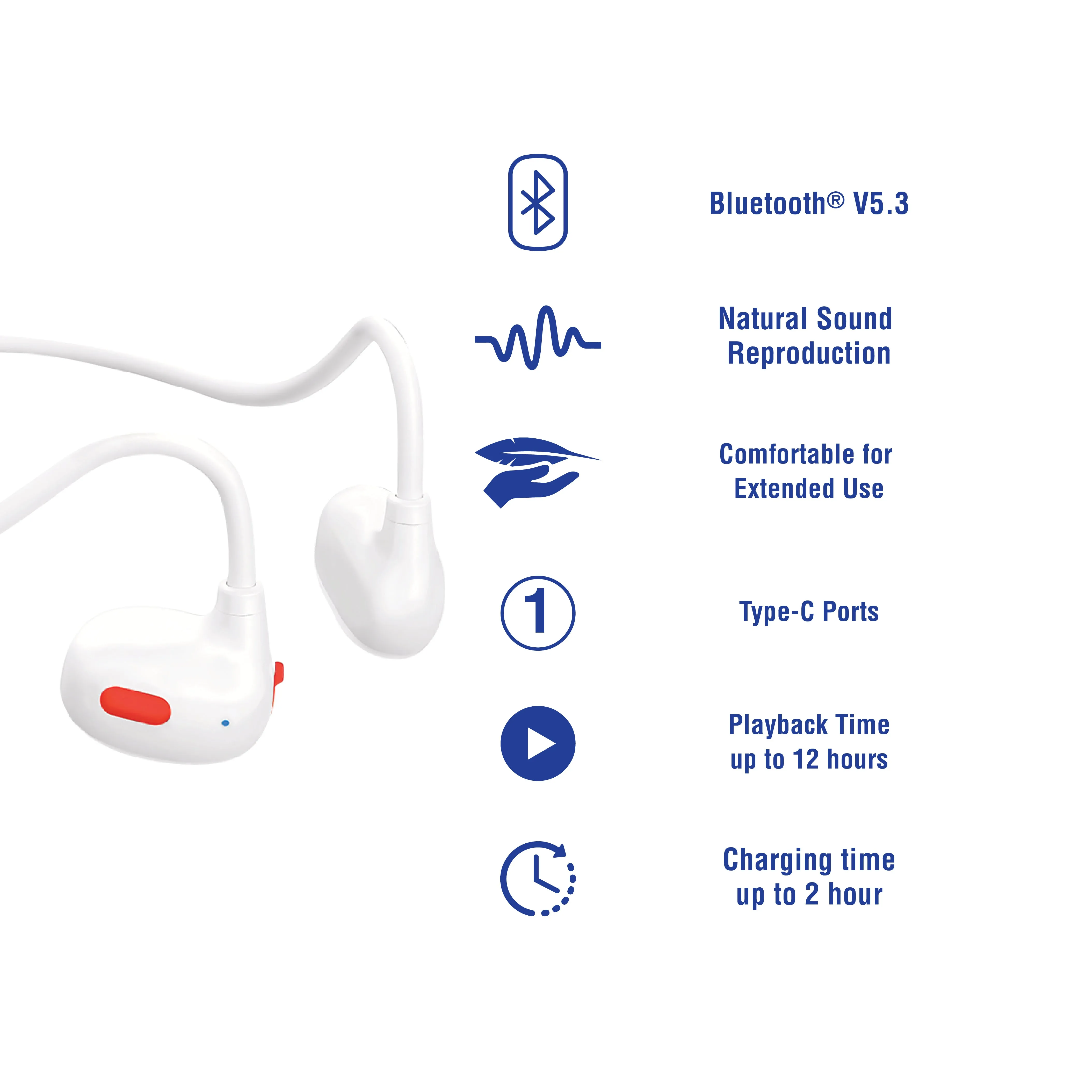 Sports Headphones Air Conduction | Hours of Quality Audio | Supa Fly