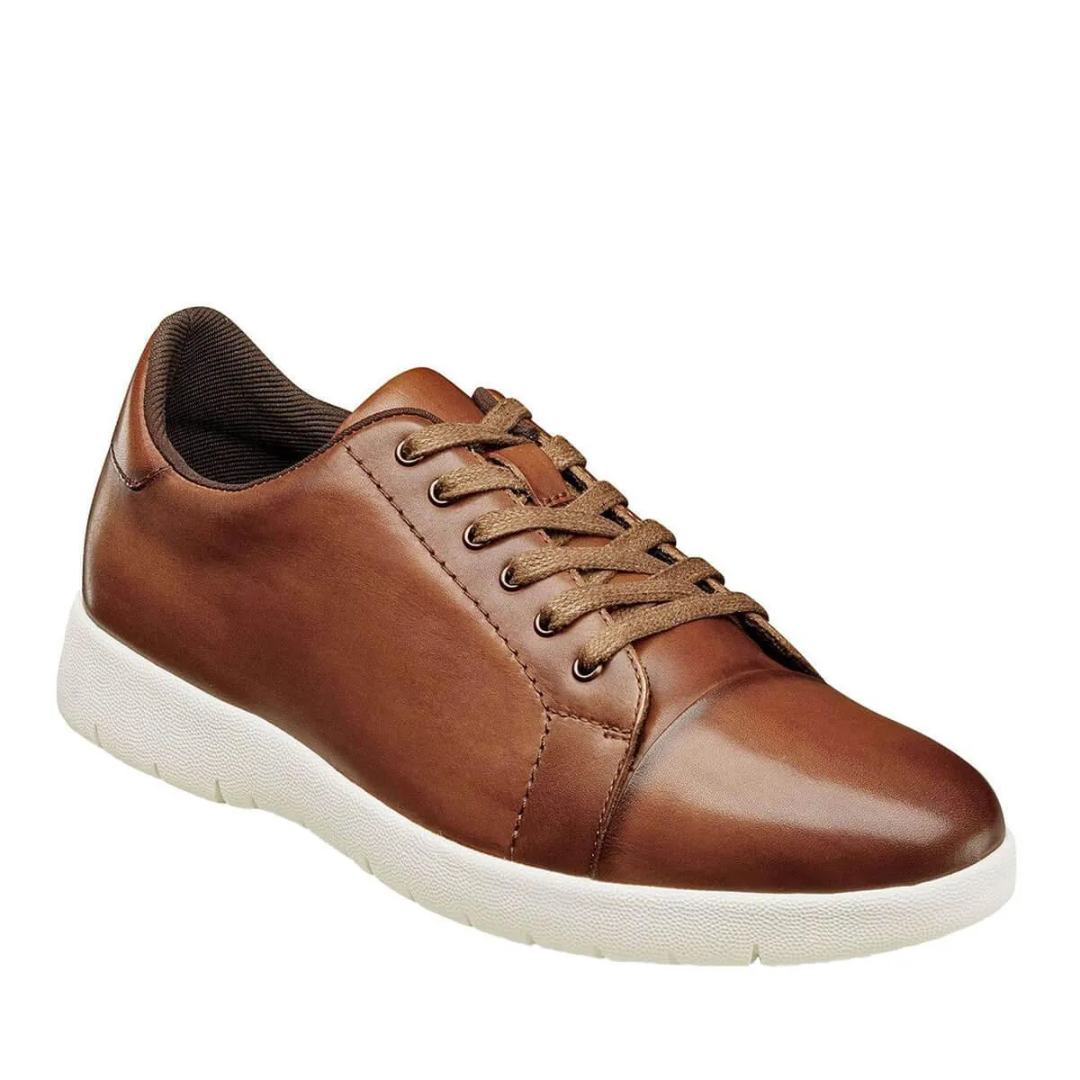 Stacy Adams Men's Sneakers - Hawkins Cap Toe Lace Up Cognac | 25294-221