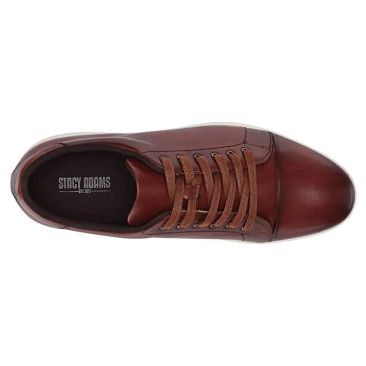 Stacy Adams Men's Sneakers - Hawkins Cap Toe Lace Up Cognac | 25294-221