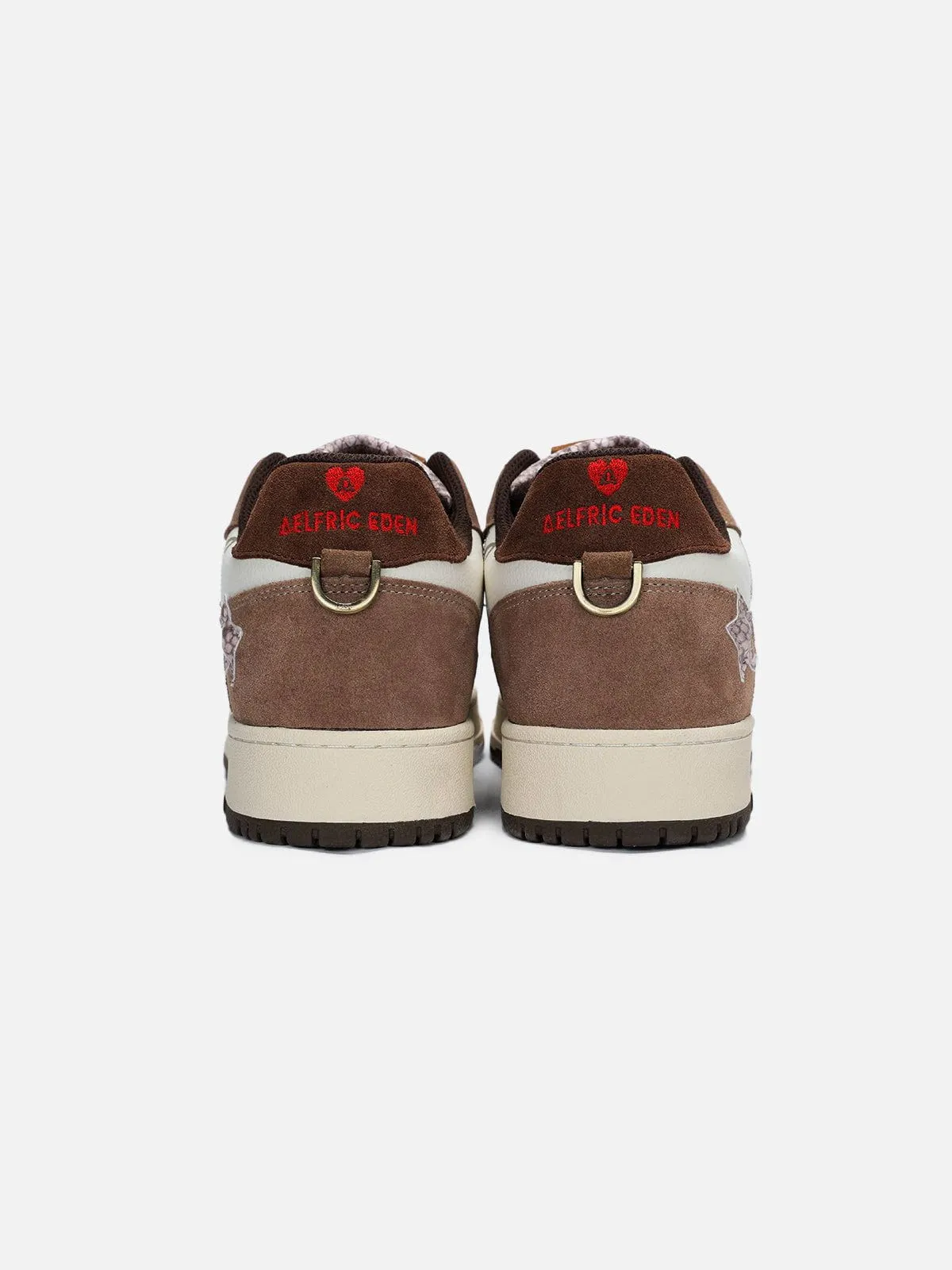 StarryClimb Vintage Star Patchwork Skate Shoes