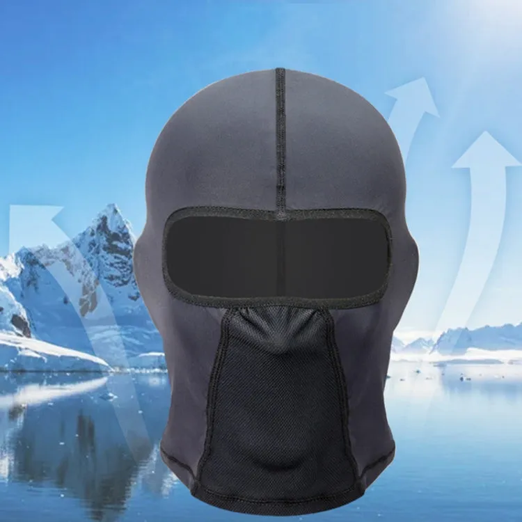 Summer Icy Silk Motorcycle Riding Headgear Outdoor Sports Sun Protection Mask, Model: Basic Model