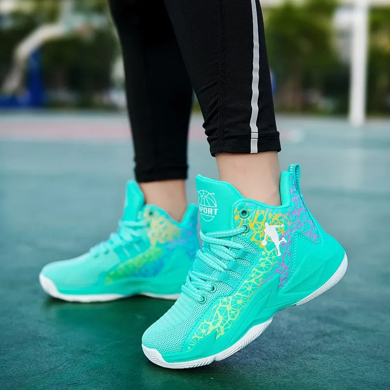 Thick Sole Soft Boys Basketball Shoes Non-slip