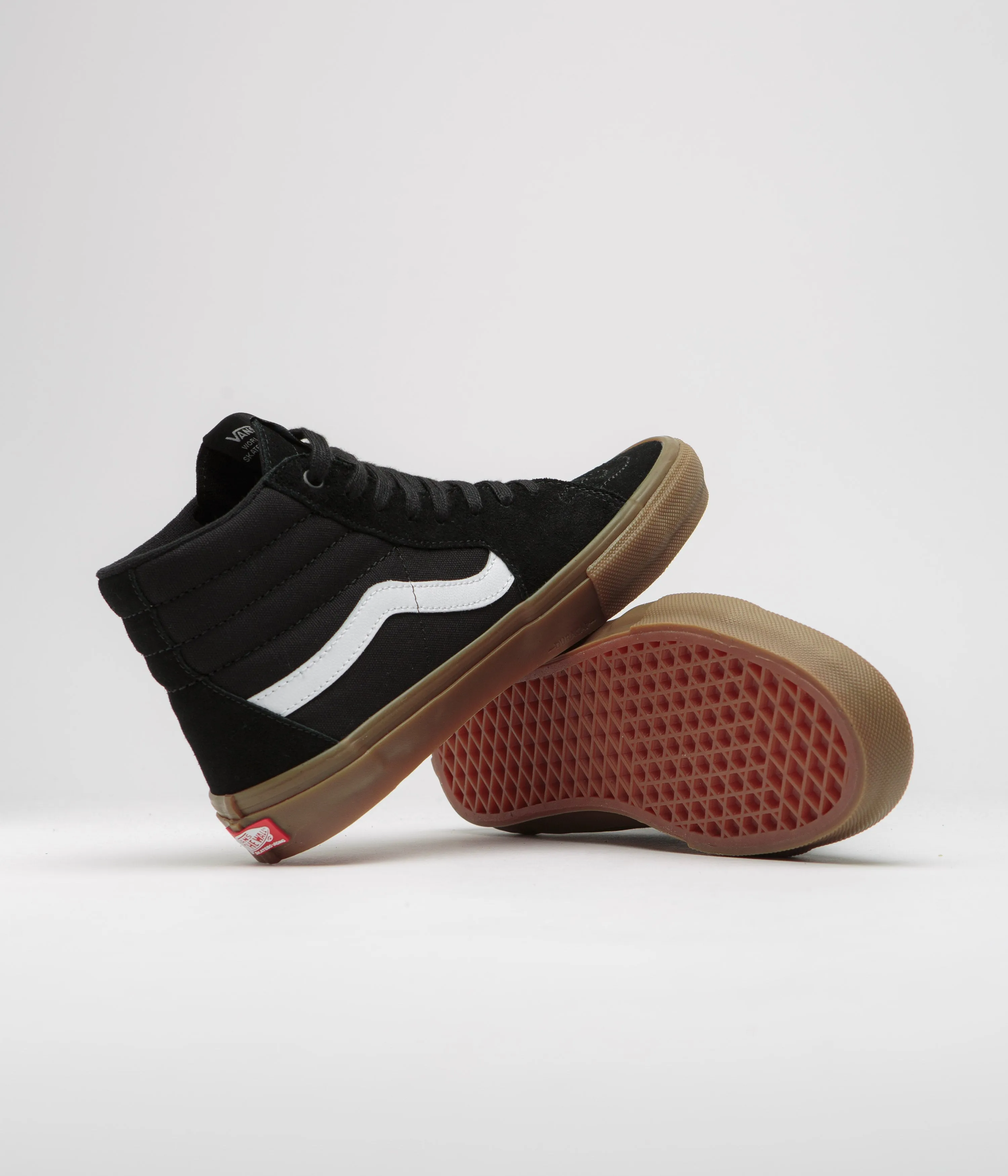 Vans Skate SK8-Hi Shoes - Black / Gum