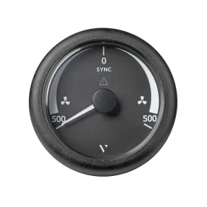 Veratron VDO Viewline Engine Synchroniser - 85mm - Black Dial CLEARANCE