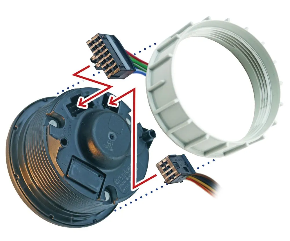 Veratron VDO Viewline Engine Synchroniser - 85mm - Black Dial CLEARANCE